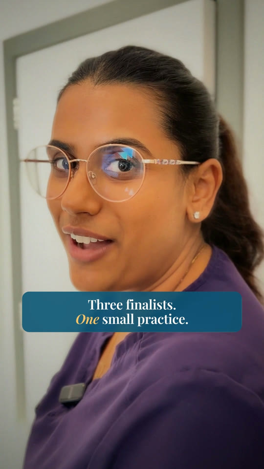 Reel cover: Dr Sanyukta, “Three finalists. One small practice.”