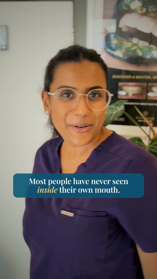 Reel cover: Dr Sanyukta, “Most people have never seen inside their own mouth.”