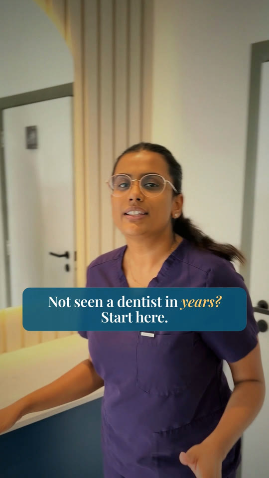 Reel cover: Dr Sanyukta, “Not seen a dentist in years? Start here.”