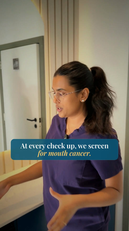 Reel cover: Dr Sanyukta, “At every check up, we screen for mouth cancer.”